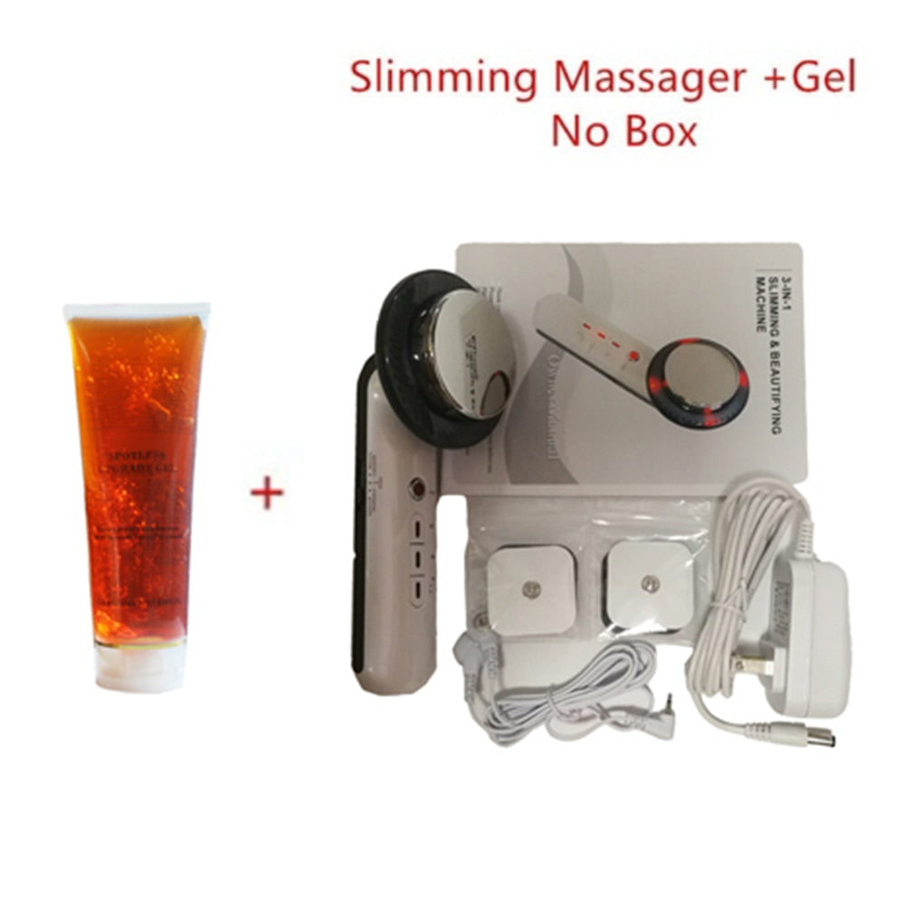 Body Massager Slimming Gel RF Infrared Ultrasound EMS Cavitation Machine Fat Burner Breast Lift Beauty Bar Weight Loss