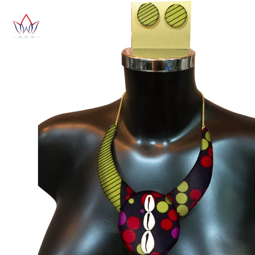 Ankara Earrings And Necklace Pendant Fantasy African Wax Fabric Print Ankara Jewelry Handmde Drop Earrings And Necklace WYb337