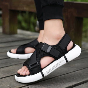 Outdoor Breathable Comfort Slip on Plus Size Open Shoes Casual Men Sandals Summer Shoes Sandal Mens PVC Sandalias  NANLX4