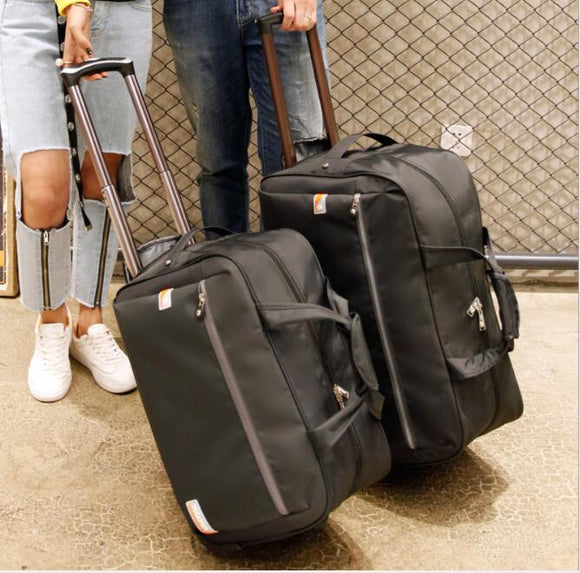 Men Travel Luggage Bag men Oxford Suitcase Travel trolley Bags On Wheels Travel Rolling Bags carry on hand luggage Wheeled Bags