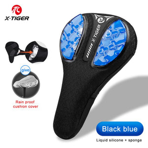 X-TIGER Bike Seat Thick Shockproof Bicycle Saddle 3D Gel Pad Cushion Mountain Bike Saddle Road Bicycle Seat Cycling Accessories